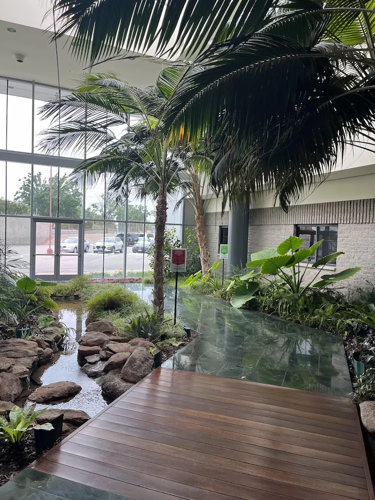 Atrium Plantscape Design by Emerald Isle Tropical Plants